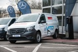 Pocztowcy z Zabrza testują elektrycznego Mercedesa