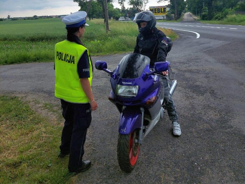 Motocykliczni - policyjne działania w powiecie radziejowskim