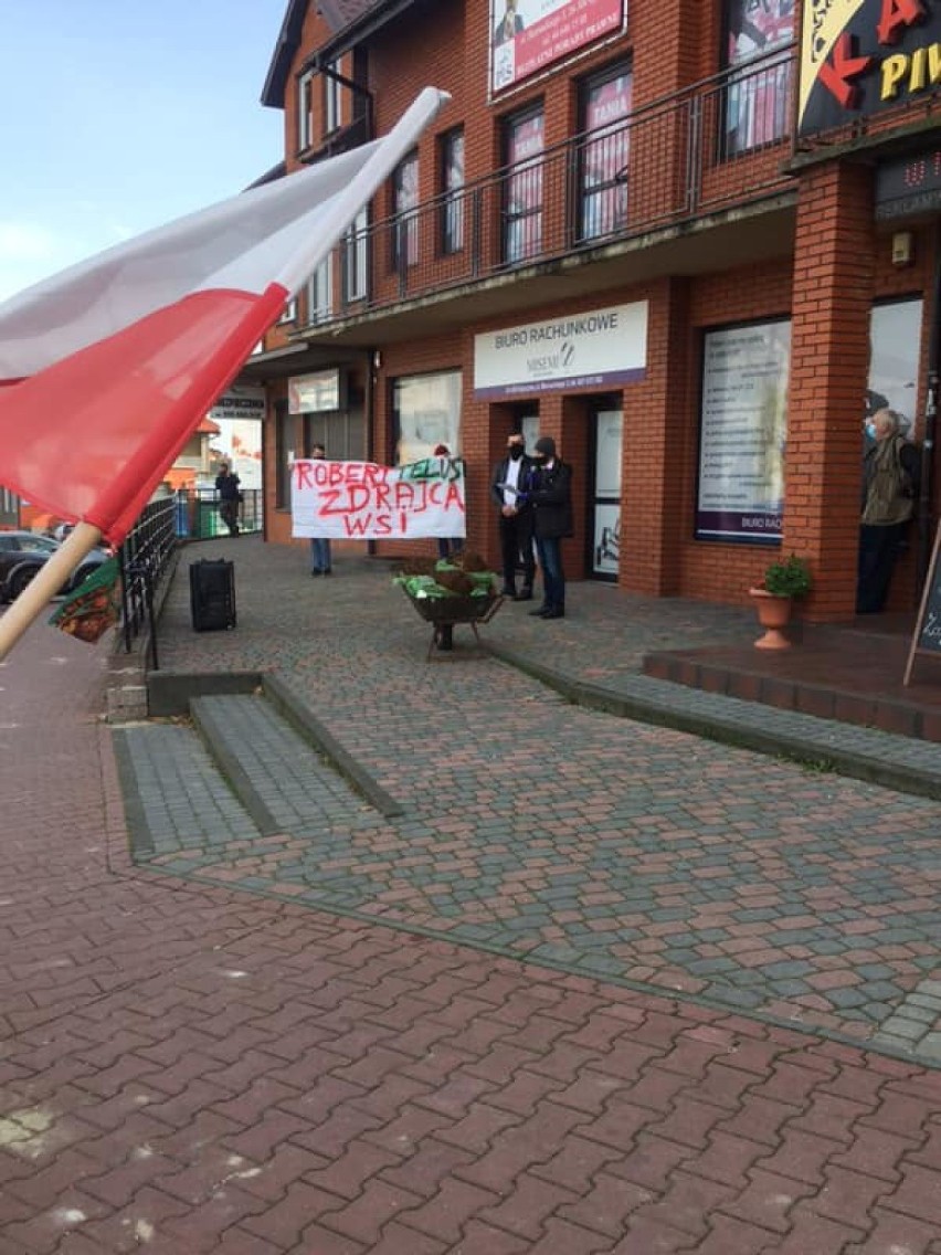 Protest rolników w Opocznie