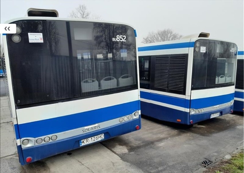 Kup sobie autobus od MPK w Krakowie. Wystawili na sprzedaż siedem pojazdów Solaris Urbino 12 