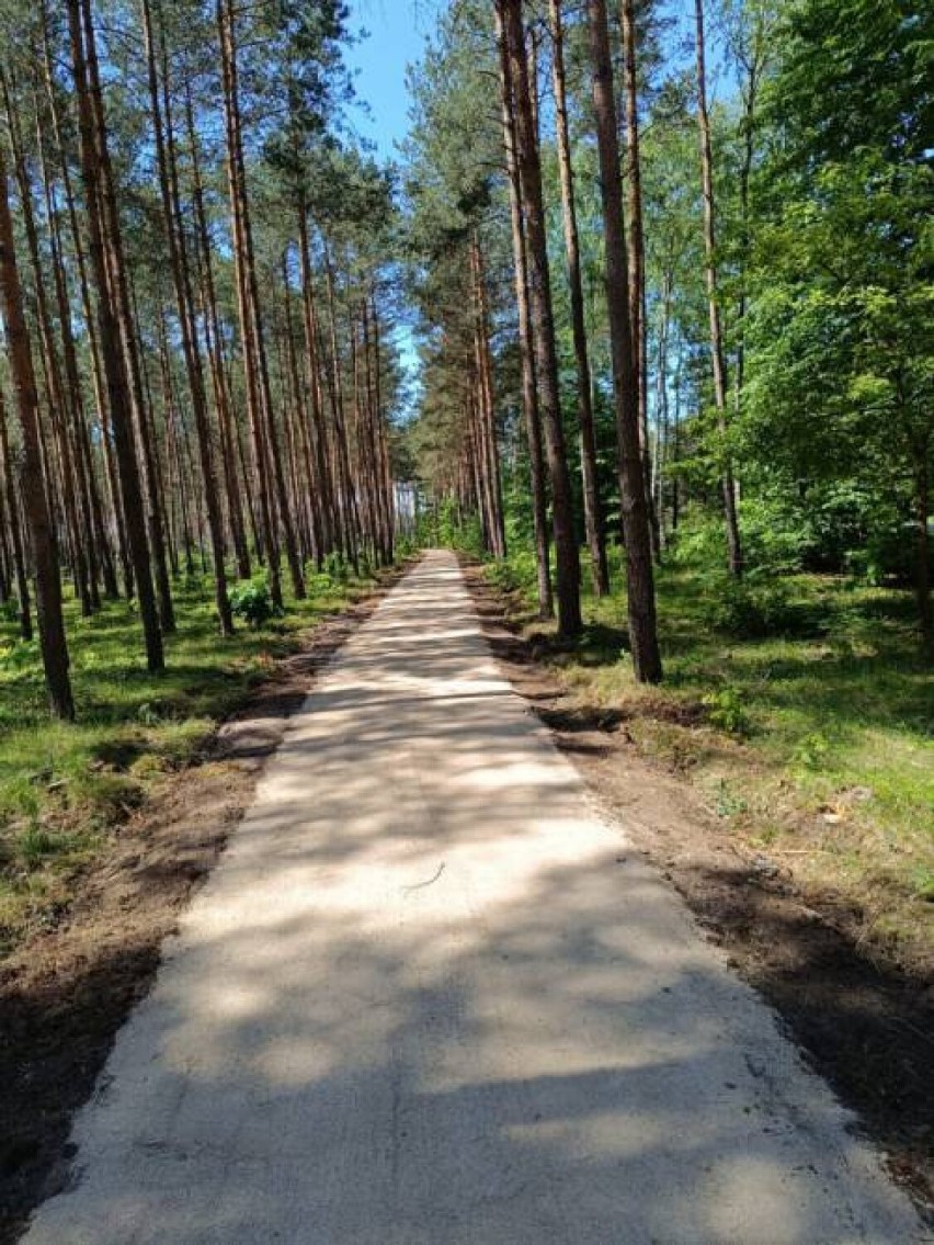 Nowa ścieżka rowerowa w gminie Żarki. Zakończono pierwszy etap budowy