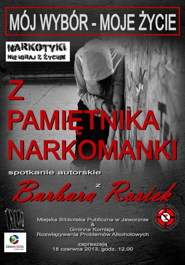 Barbara Rosiek w Jaworznie z młodzieżą o narkotykach