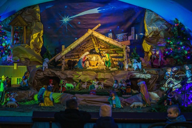 Szopka bożonarodzeniowa w kościele pw. św. Ducha w Nowym Sączu