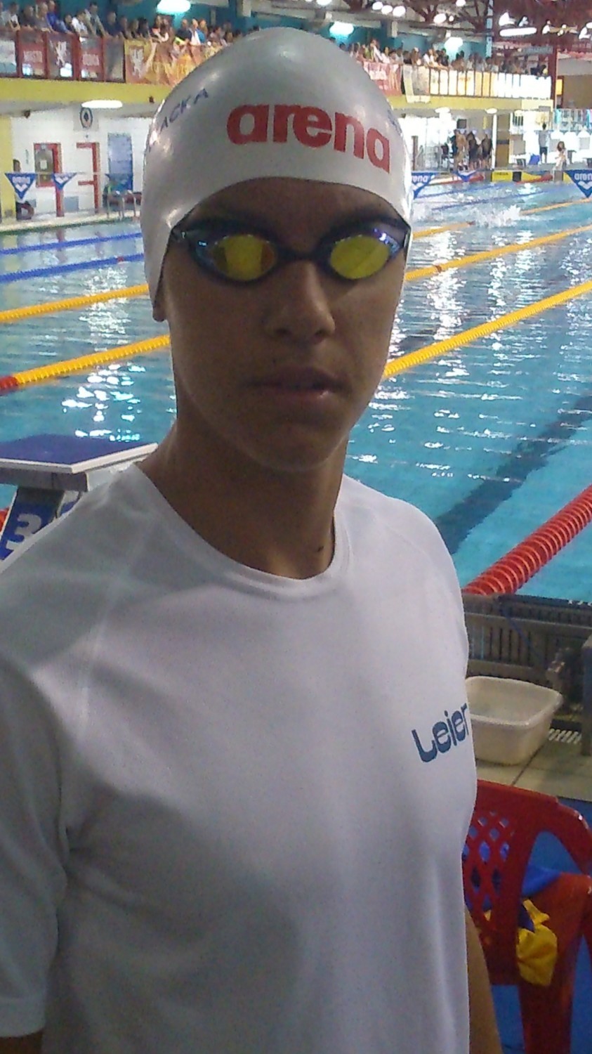 Dawid Dymek z MAL WOPR wystartował w mistrzostwach Polski juniorów w pływaniu