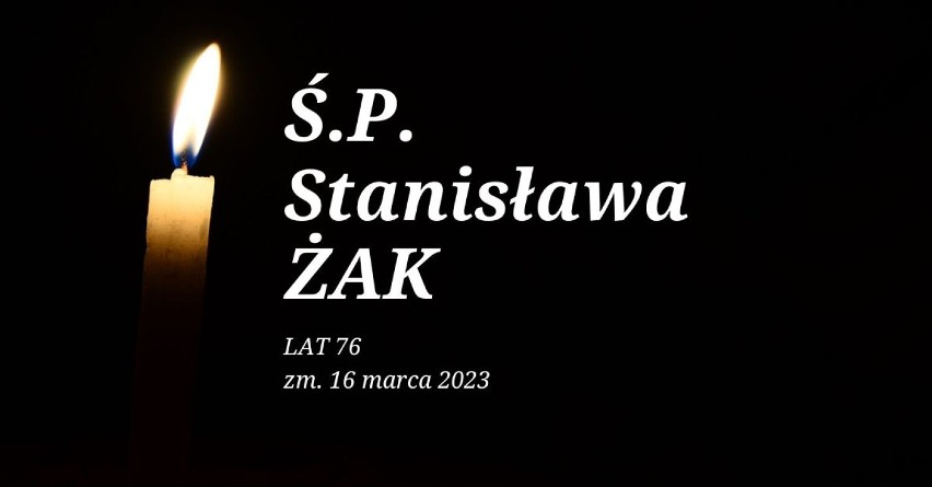 Nasi zmarli z Oświęcimia, których pożegnaliśmy od 16 do 31 marca 2023. Człowiek żyje dopóty, dopóki trwa o nim pamięć