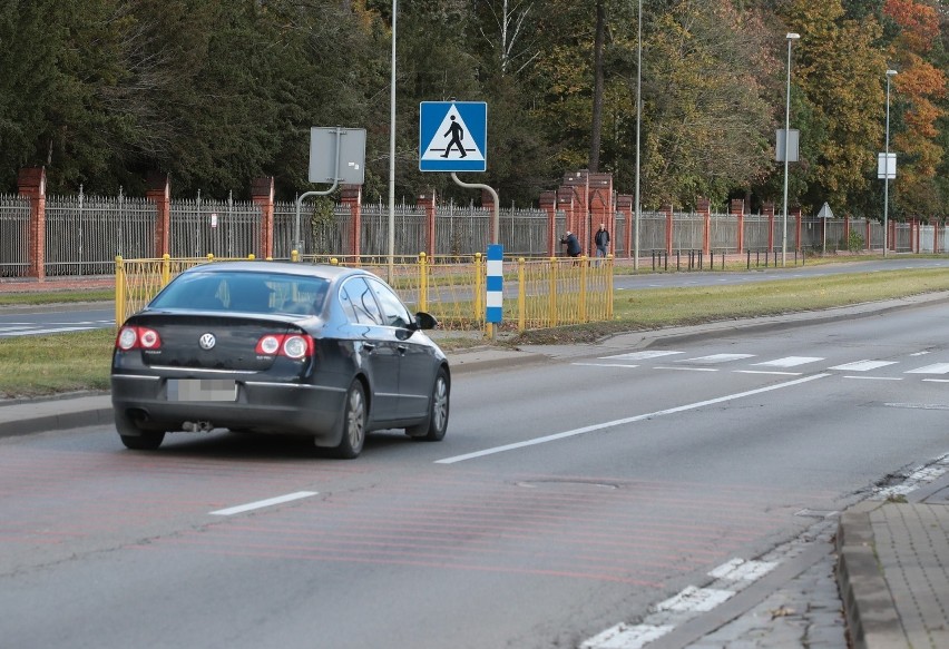 Przejście dla pieszych na Mieszka I, na którym doszło do...