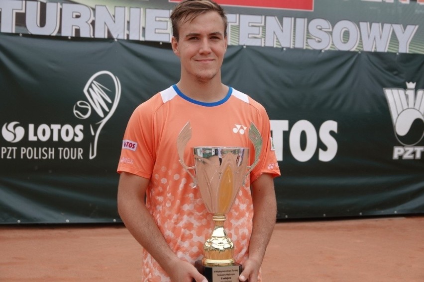 Daniel Michalski, finalista tenisowego Bydgoszcz Solano...