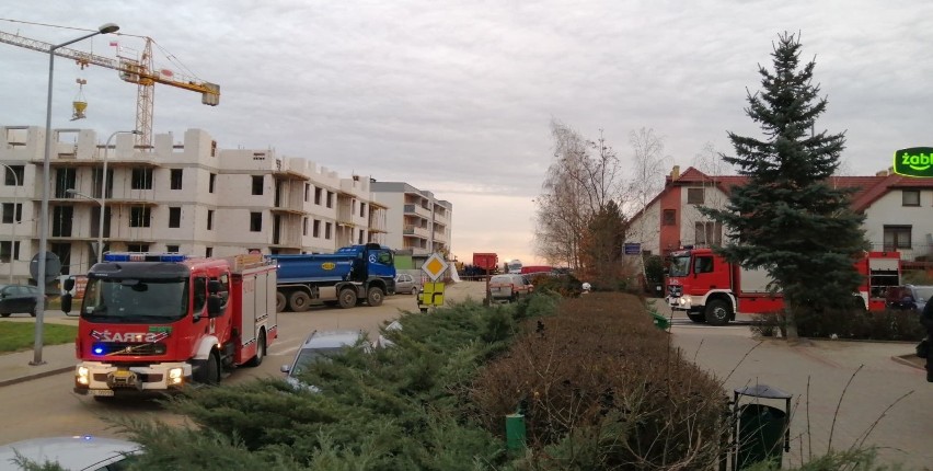 UWAGA! Ewakuacja bloków przy ulicy Mechtyldy. Koparka uszkodziła rurę z gazem