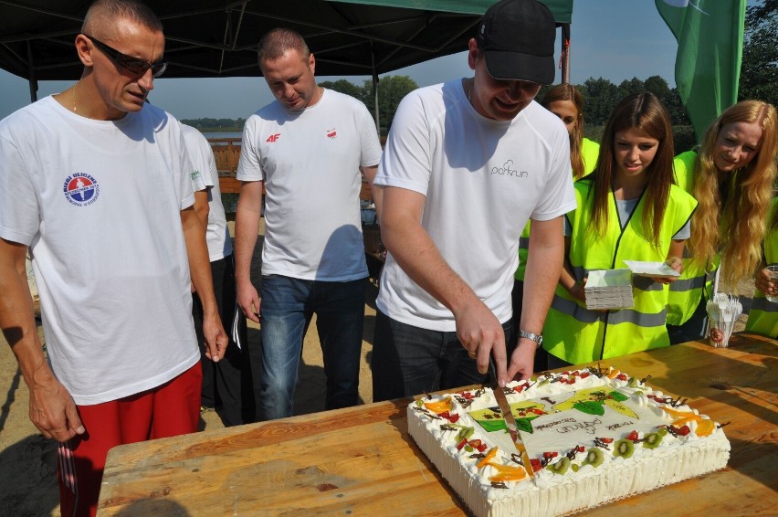 Na 1. urodziny Parkrunu w Szczecinku był tort...