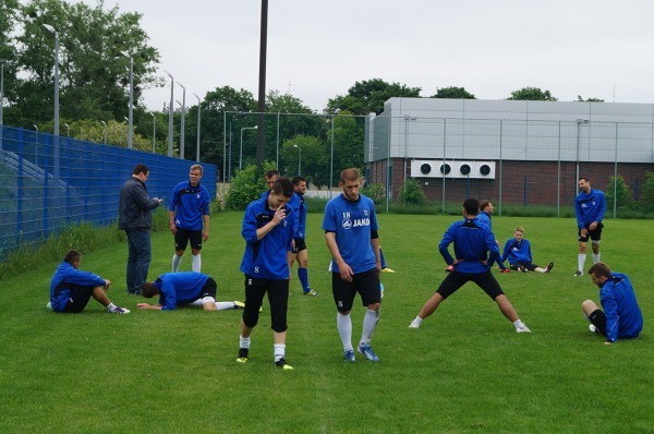 Piłkarze Zawiszy trenowali przed pojedynkiem z bytomską Polonią