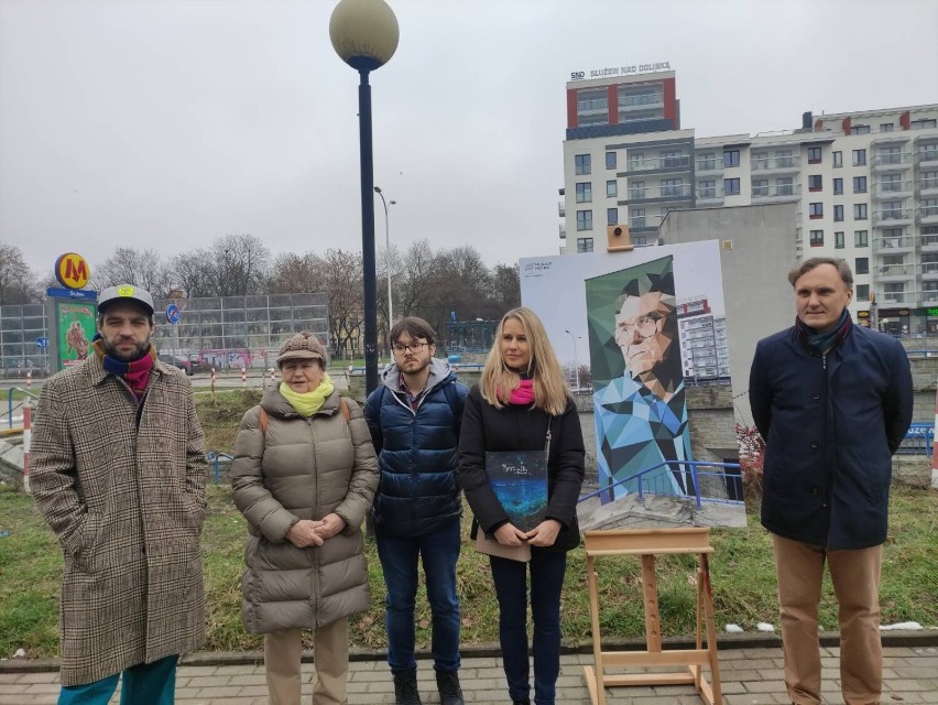 Mural Zdzisława Beksińskiego powstanie w Warszawie? Grafikę zgłoszono w ramach budżetu obywatelskiego. Tak miałaby wyglądać 