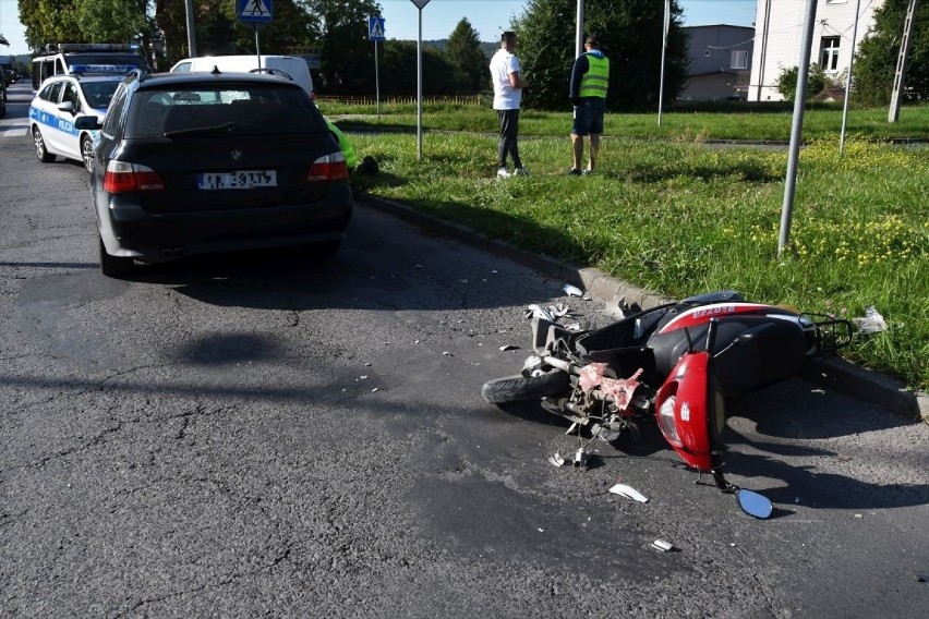 Wypadek w Kielcach. Kierowca bmw nie ustąpił pierwszeństwa?