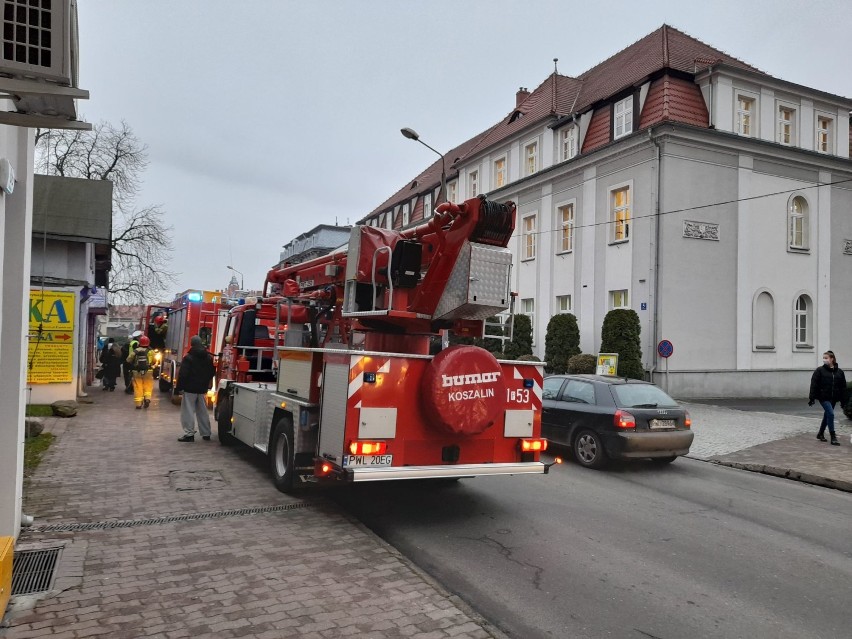 Uwaga na utrudnienia w centrum Wolsztyna! Straż pożarna na miejscu