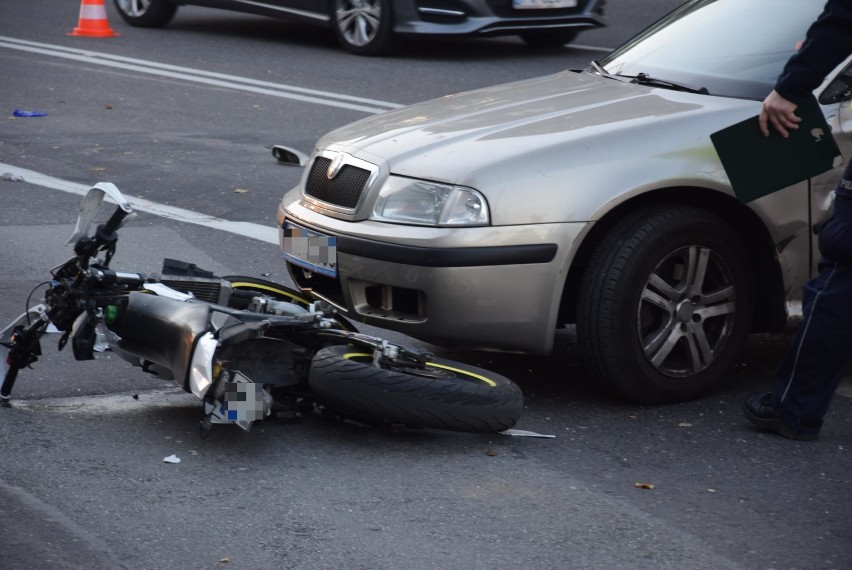 Wypadek na ulicy 3 Maja w Kaliszu
