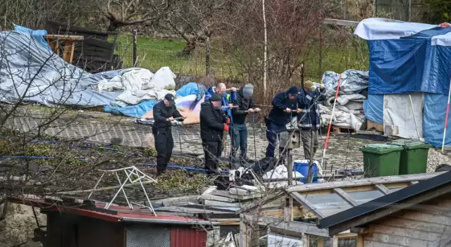 05.03.2020 Sopot. Od ubiegłego tygodnia policjanci prowadzą przeszukania ogródków działkowych w Sopocie, w związku z zaginięciem Iwony Wieczorek. Czy znaleziona tam bielizna może być dowodem?