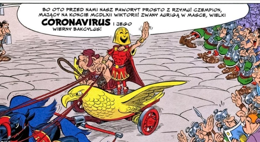 Asteriks, Obeliks i Coronavirus. Autorzy komiksu przewidzieli epidemię?