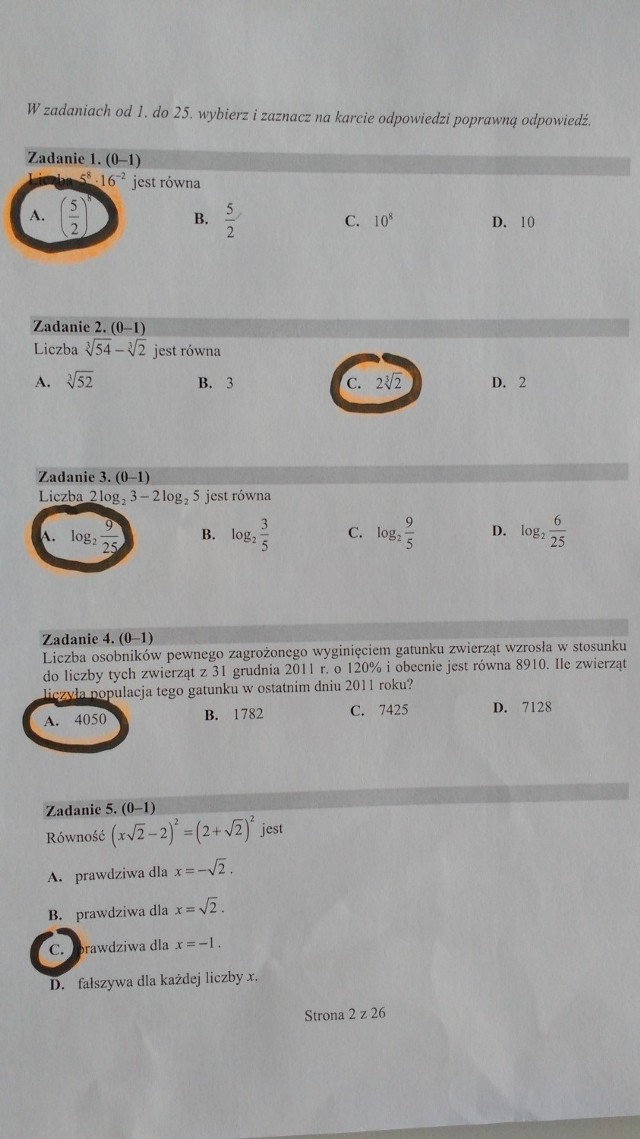 Matura 2017 matematyka - odpowiedzi, rozwiązane arkusze | śląskie Nasze  Miasto