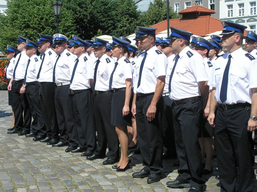 Obchody swięta policji 2012 na placu Jakuba Wejhera w Wejherowie