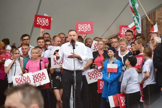 Andrzej Duda odwiedził Kwidzyn już dzień po I turze wyborów prezydenckich.