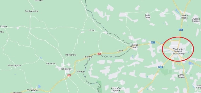 Włodzimierz leży blisko polskiej granicy