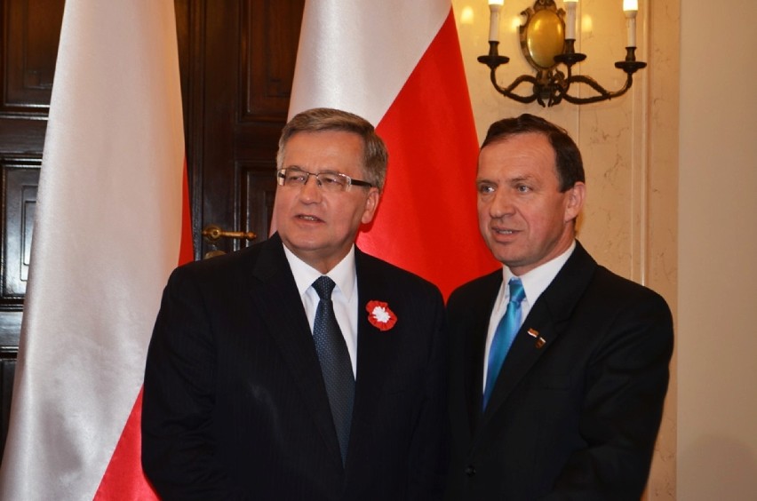 Syców: Patriotycznie Zakręcony Stanisław Biernacki spotkał się z Prezydentem RP (GALERIA)