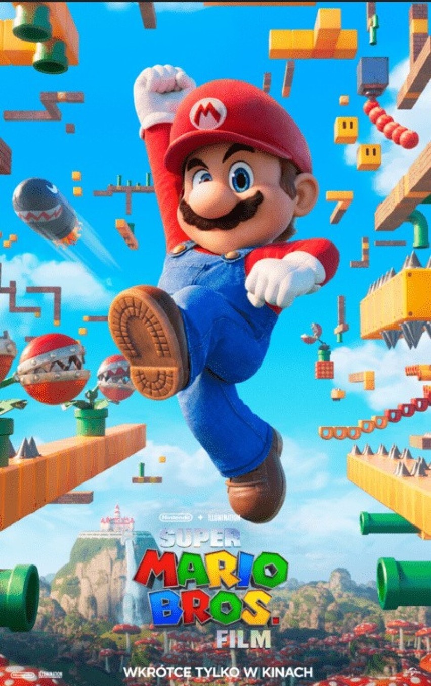 Filmowy Dzień Dziecka w Tarnobrzegu z Super Mario Bros. Na seans i atrakcje zaprasza 1 czerwca Tarnobrzeski Dom Kultury 