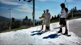 Śnieg w środku lata w Beskid Sport Arena ZDJĘCIA