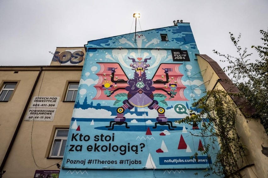 Nowy mural w Krakowie
