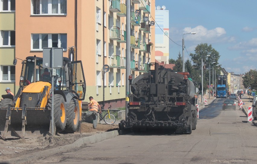 Trwający na ulicy Kalinkowej w Grudziądzu remont jest już...