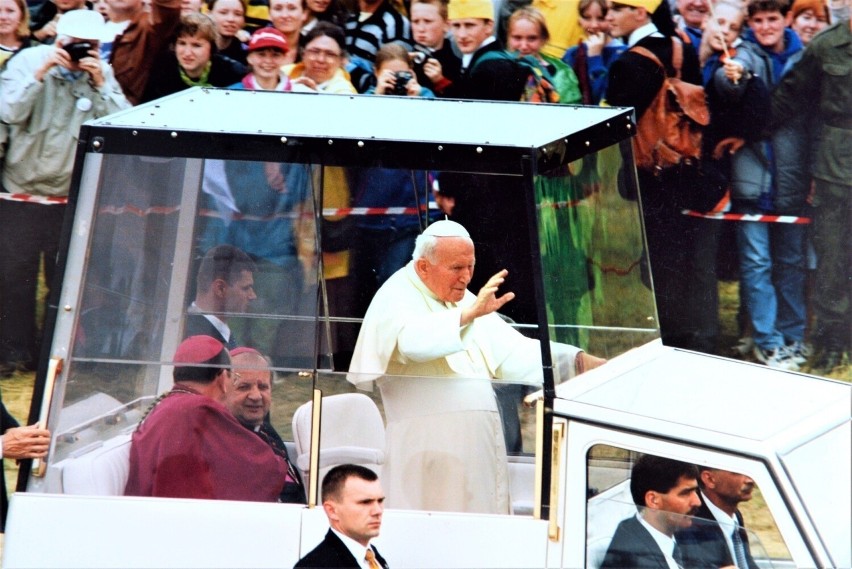 Bydgoszcz - 1999, Jan Paweł II pozdrawia wiernych