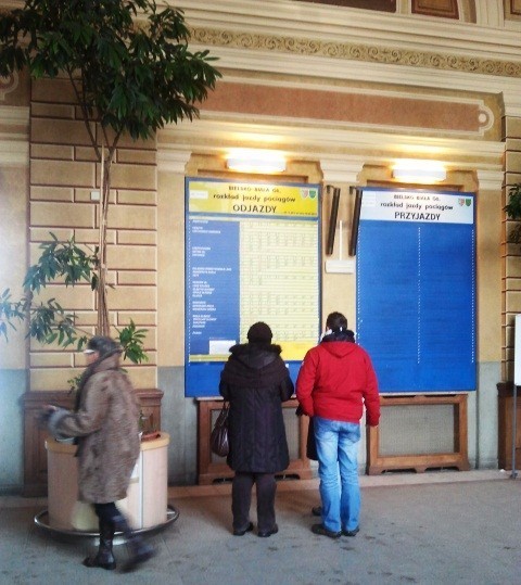 Obowiązuje nowy rozkład jazdy: w Bielsku-Białej opóźnienia 5, 15, 20 minut
