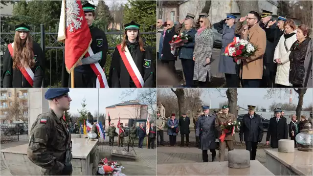 Tak przebiegała uroczystość pod Pomnikiem Sapera we Włocławku, 27 lutego 2024 roku.