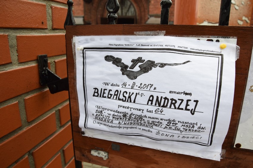Pogrzeb Andrzeja Biegalskiego, Mszana, 18 marzec 2017