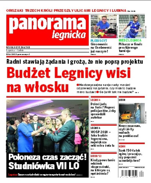 Panorama Legnicka od wtorku w kioskach, a w niej najważniejsze informacje z regionu