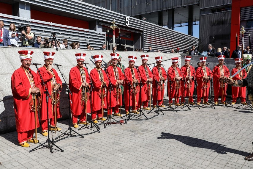 Najstarsza orkiestra wojskowa na świecie tak zagrała na Międzynarodowym Salonie Przemysłu Obronnego w Targach Kielce. Zobacz występ