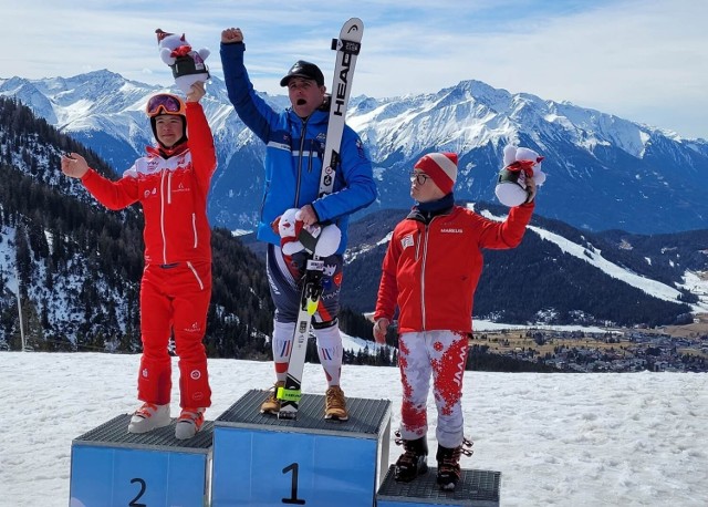 Antoni Wiercioch - na drugim stopniu podium