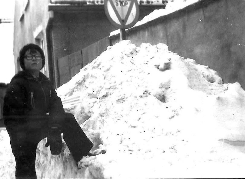 Czaplinek i okolice zimą 1979 roku na zdjęciach rodziny...