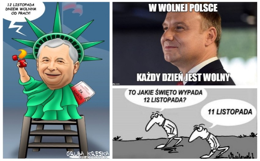 Dzień wolny od pracy 12 listopada MEMY: Bo w wolnej Polsce... każdy dzień jest wolny!