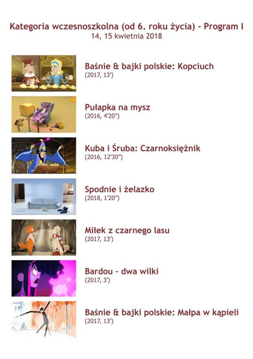 Weekend z polskimi animacjami dla dzieci w wieluńskim kinie [PROGRAM]