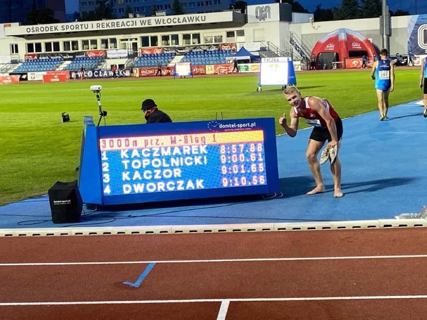 Mateusz Kaczmarek Mistrzem Polski Seniorów w biegu przez przeszkody na dystansie 3000 metrów
