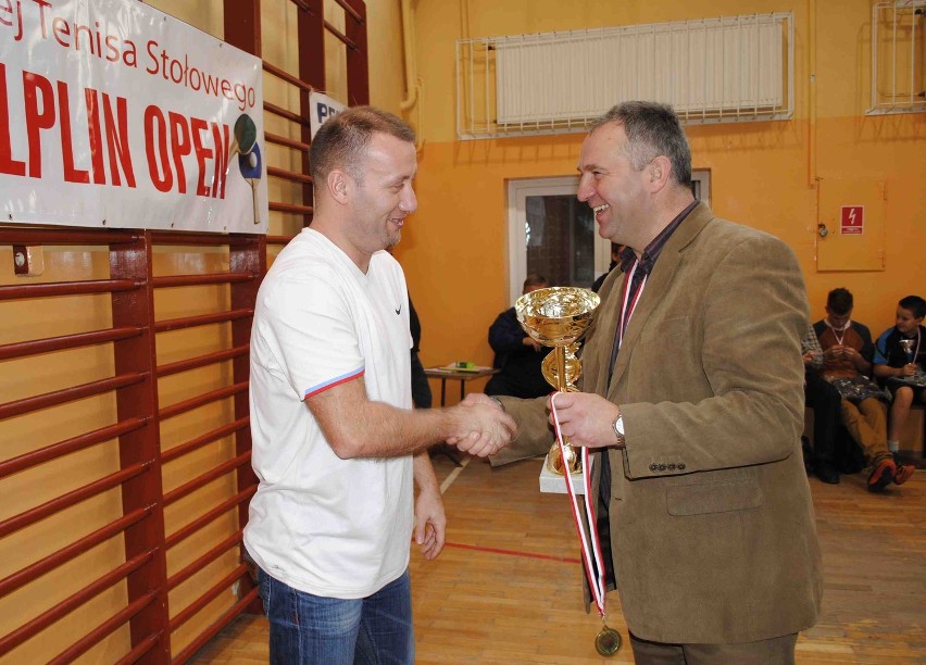 Tenis stołowy. Najlepsi w Pelplin Open 2013 otrzymali nagrody  