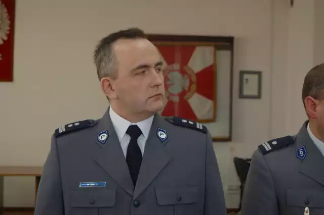 Insp. Maciej Szulc od dwóch lat był komendantem powiatowym policji w Sztumie