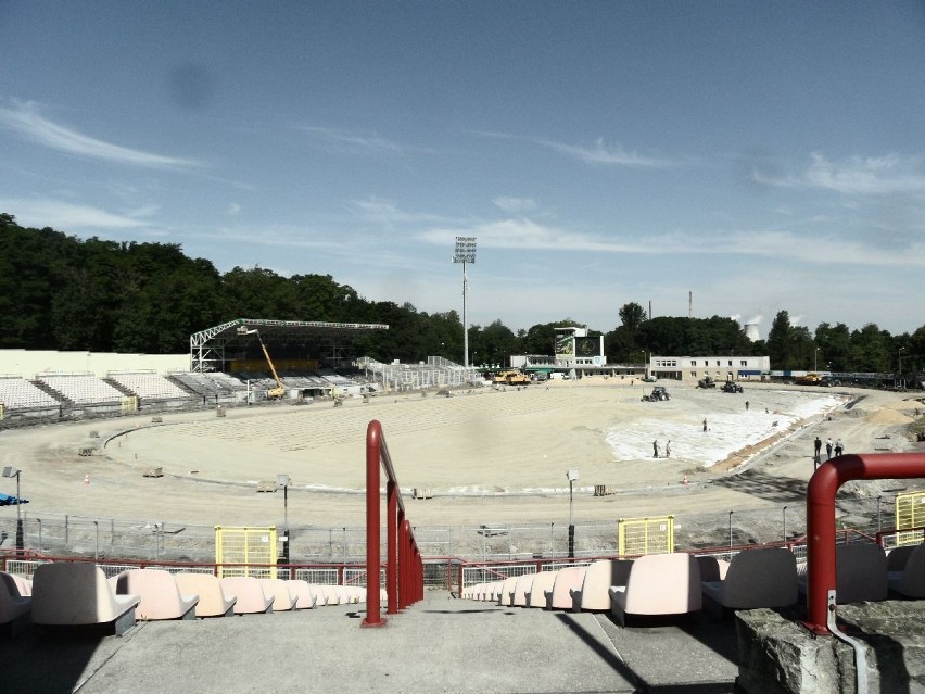 Remont stadionu w Rybniku