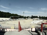 Remont stadionu w Rybniku trwa w najlepsze. Zobacz zdjęcia