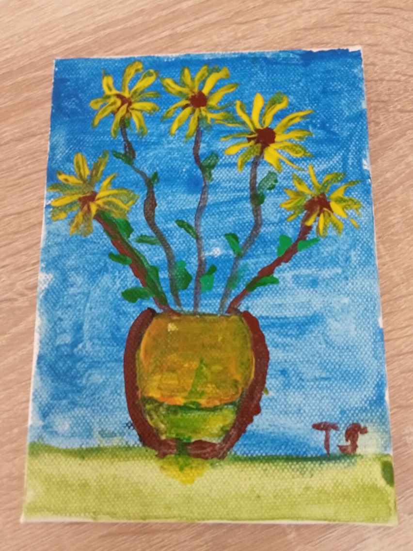 Terapia sztuką w Klubie Seniora w Lipach. Na tapecie Vincent van Gogh [ZDJĘCIA]