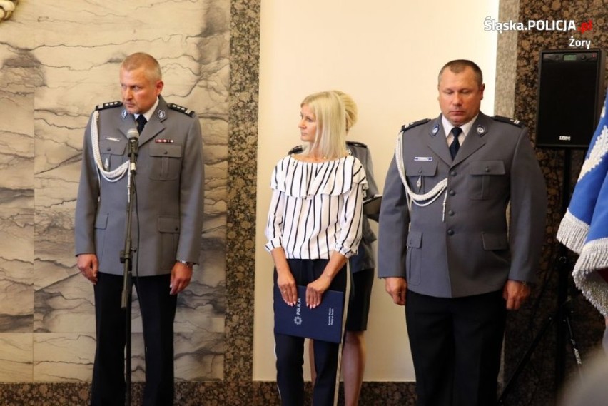 Policjanci z Żor odebrali awanse z okazji Święta Policji [ZDJĘCIA]