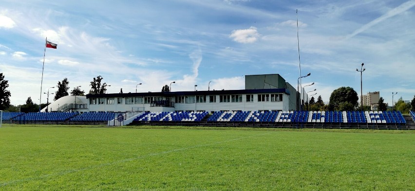 Stadion "RKS Okęcie" podczas naszej wizyty w 2021 roku