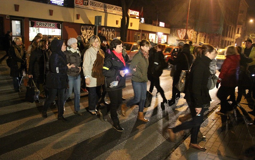 Protest pracowników MOPS