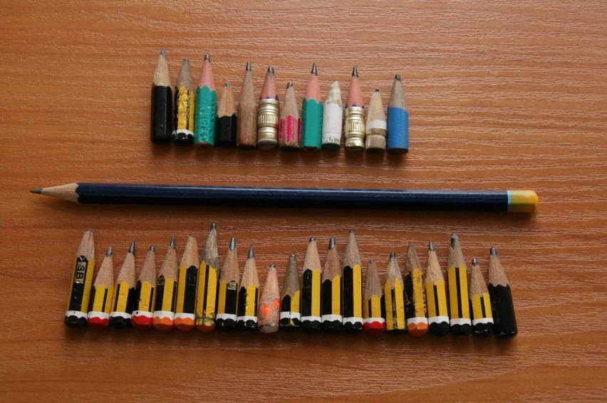Poza jednym, wszystkie ołówki działają