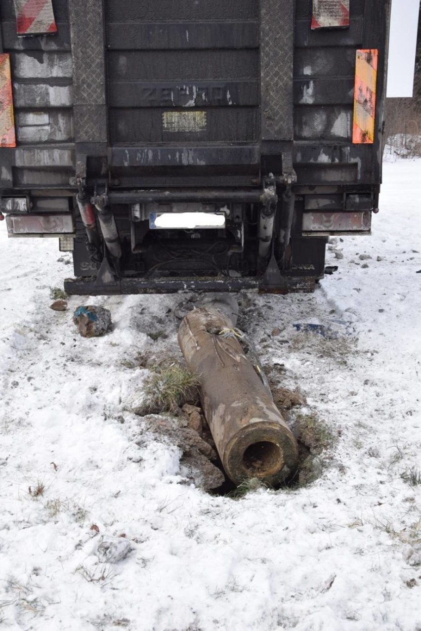 O włos od tragedii na DK 70. Jest nagranie z momentu zdarzenia [FILM]